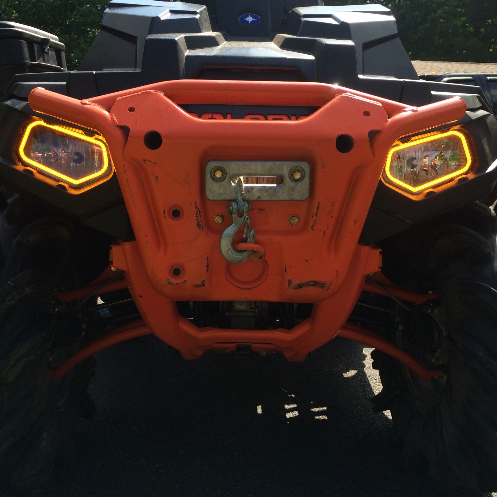 Halo Rings for headlights Led Sportsman Polaris  2011+ 570 850 1000 highlifter