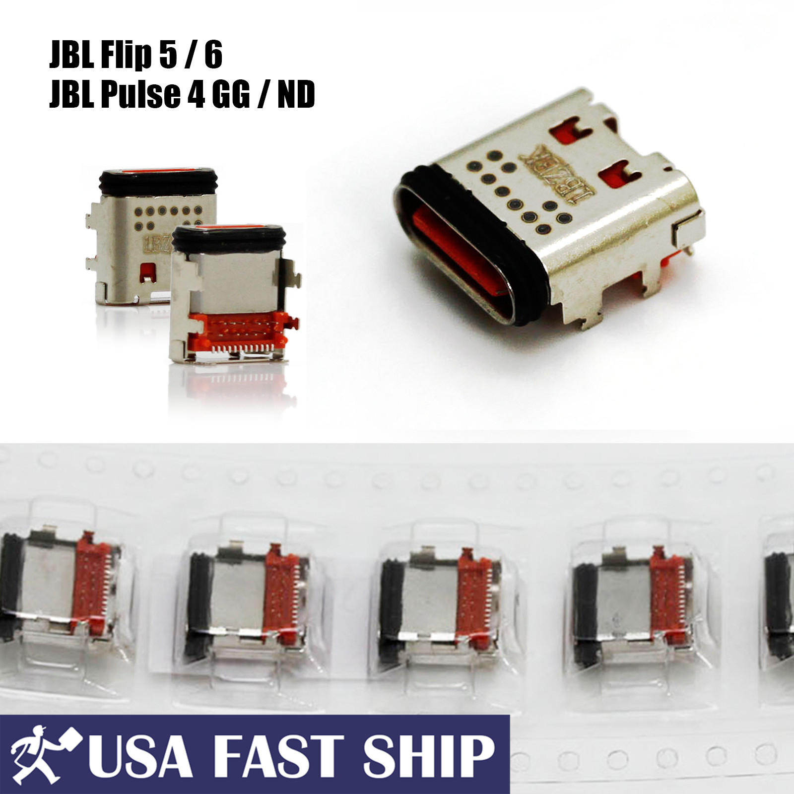 Original USB Type-C Charging Port Dock For JBL Flip 5 / Flip 6 JBL Pulse 4 GG ND