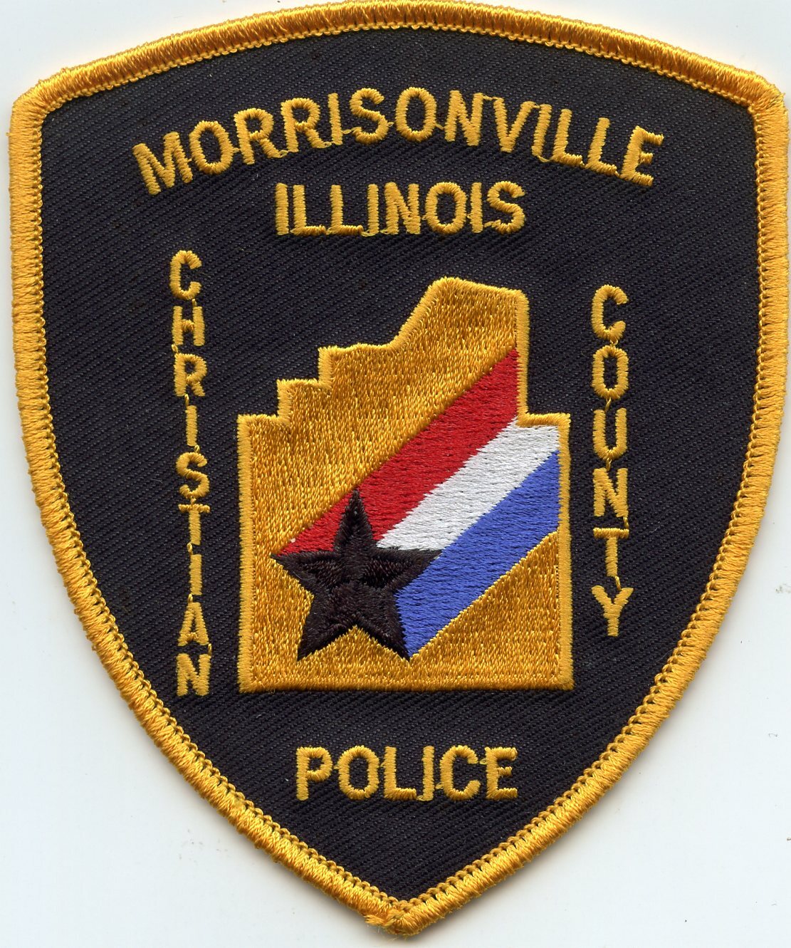 MORRISONVILLE Christian County ILLINOIS IL POLICE PATCH