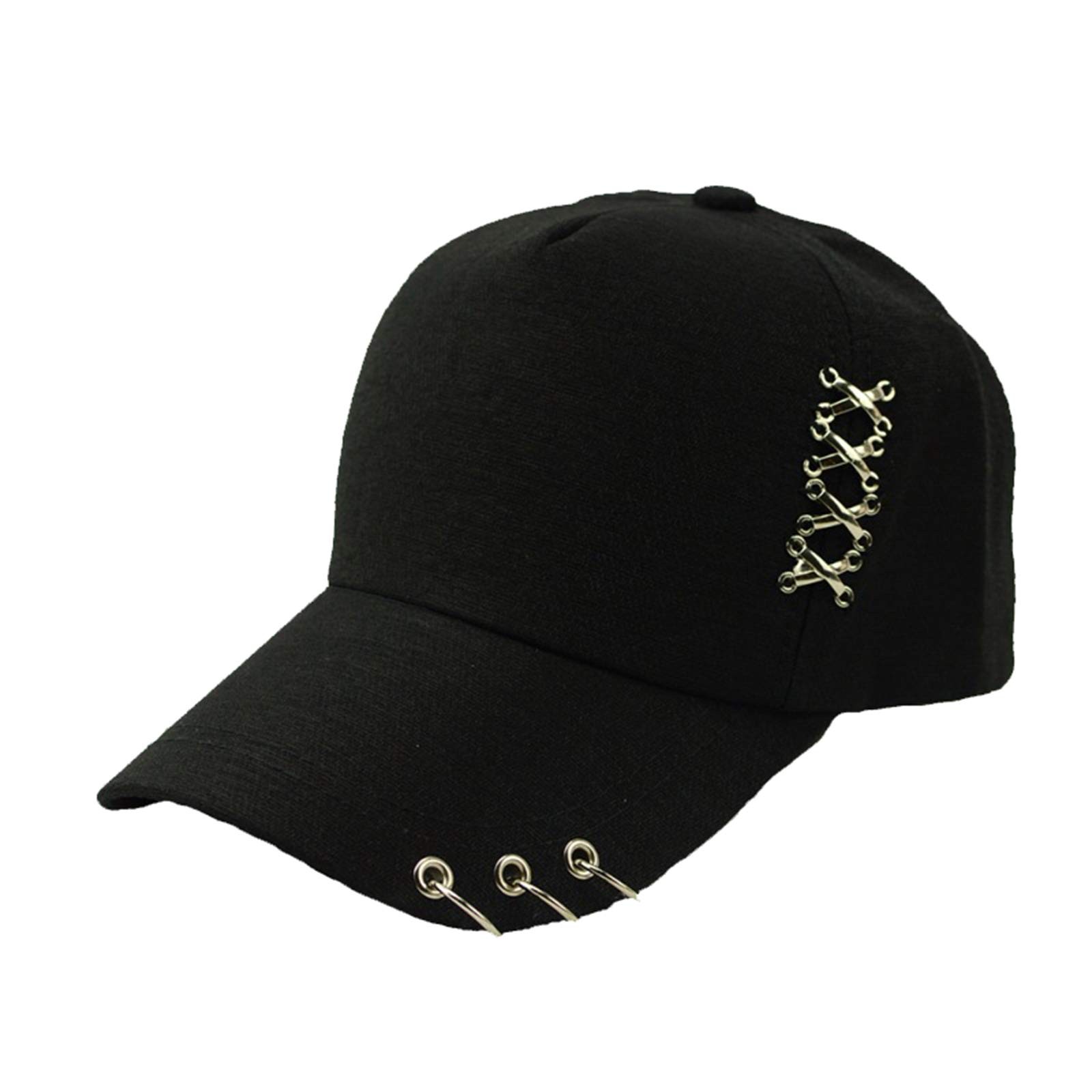 Kpop Hat Ring Baseball-Cap - Suga-Snapback Baseball Cap One Size, Black-2
