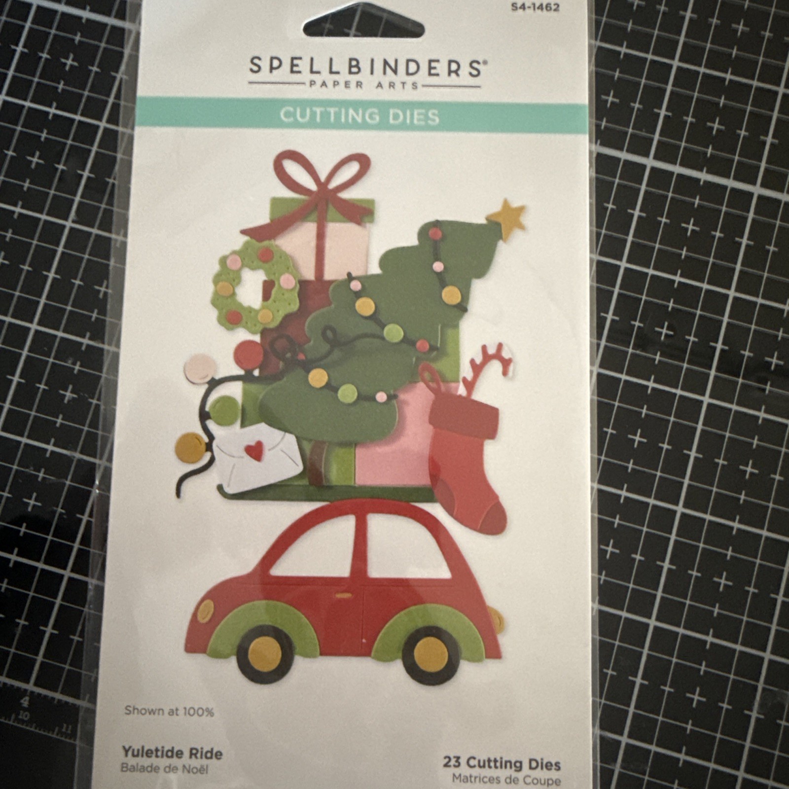 Spellbinders Stamp Etched Dies - Yuletide Ride, S4-1462