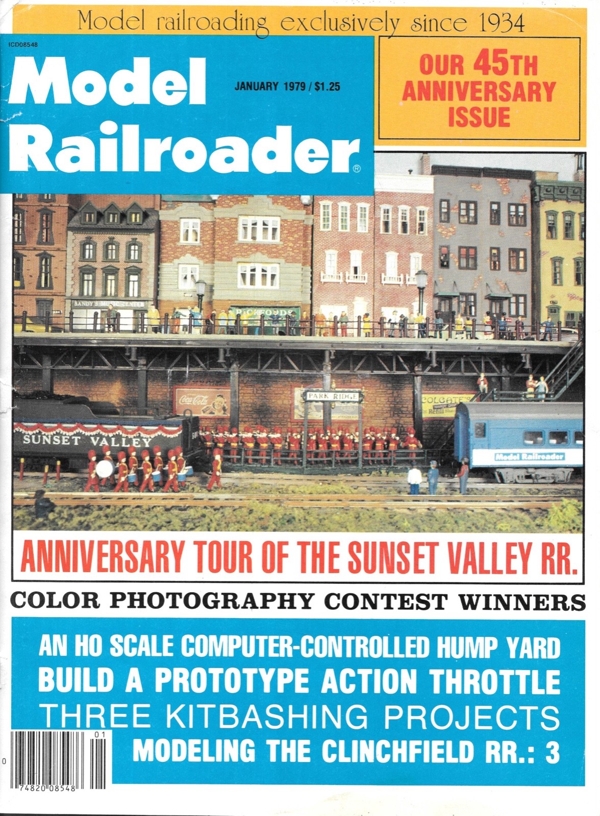 Model Railroader Jan1979 Clinchfield Rock Quarry Fruit Produce Cannery Postal