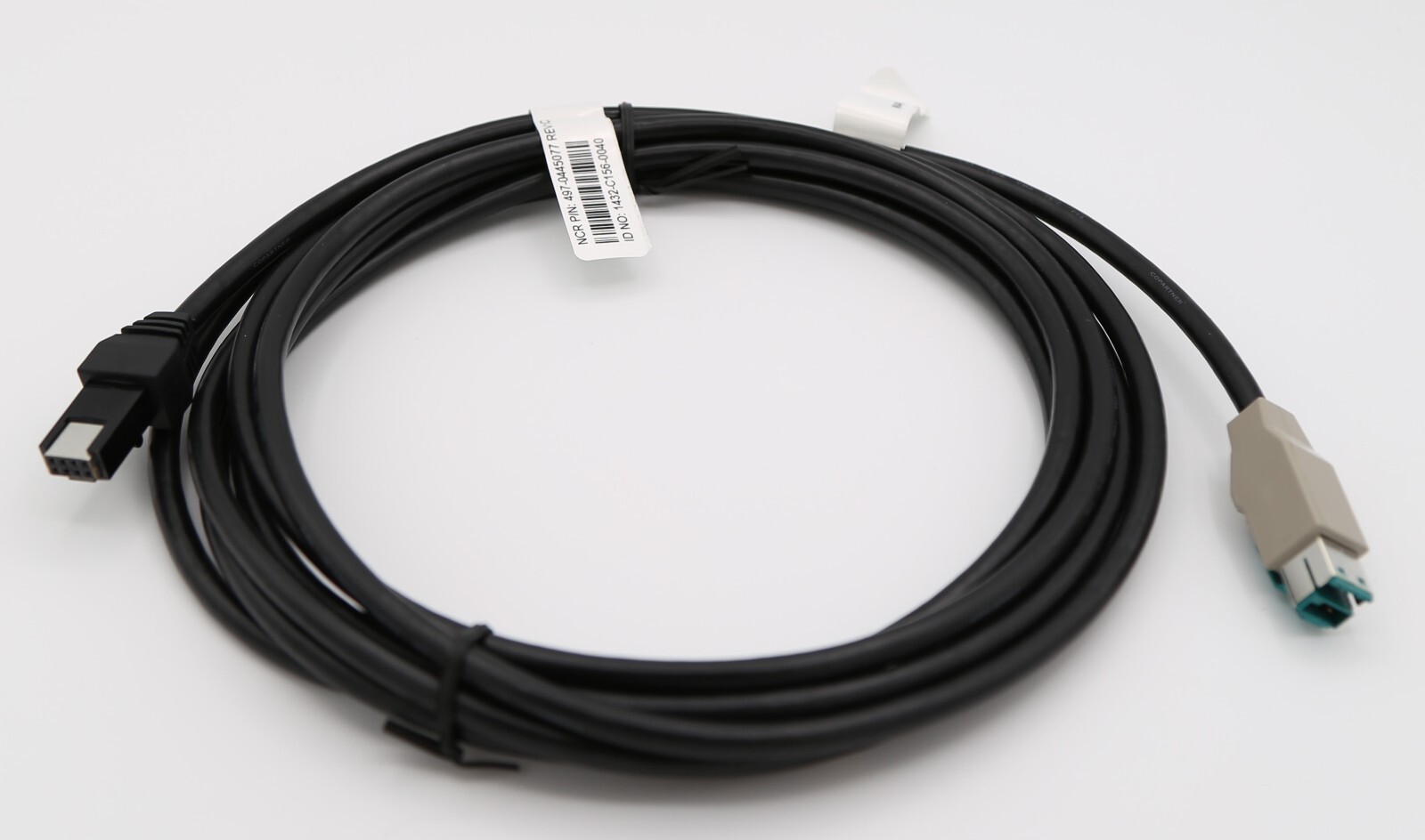 Cable; USB Plus Power for 15" Touch Monitor / 7878 Scanner Scale, 4M, Black