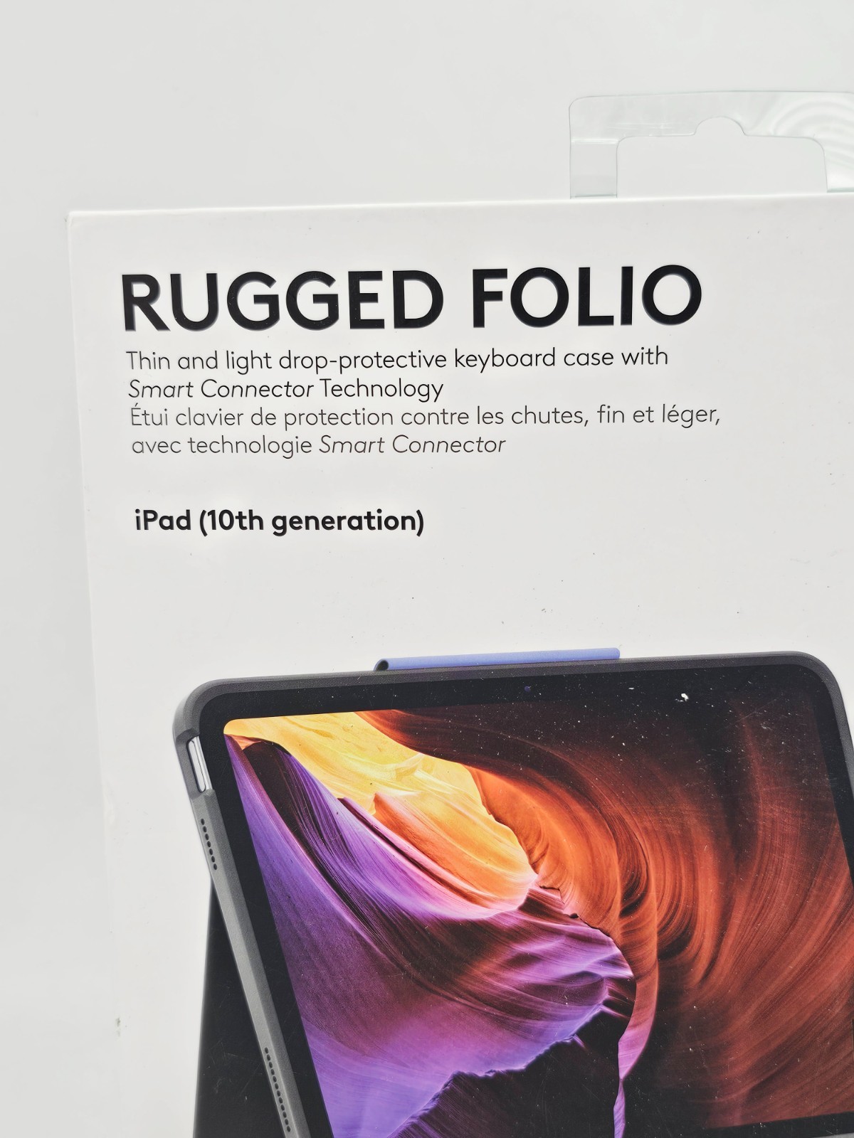 Logitech Rugged Folio iPad 10th Generation Protective Keyboard Case Graphite