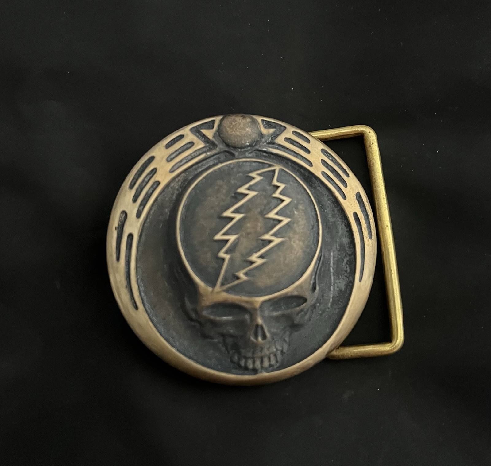 grateful dead belt buckle Owsley #4