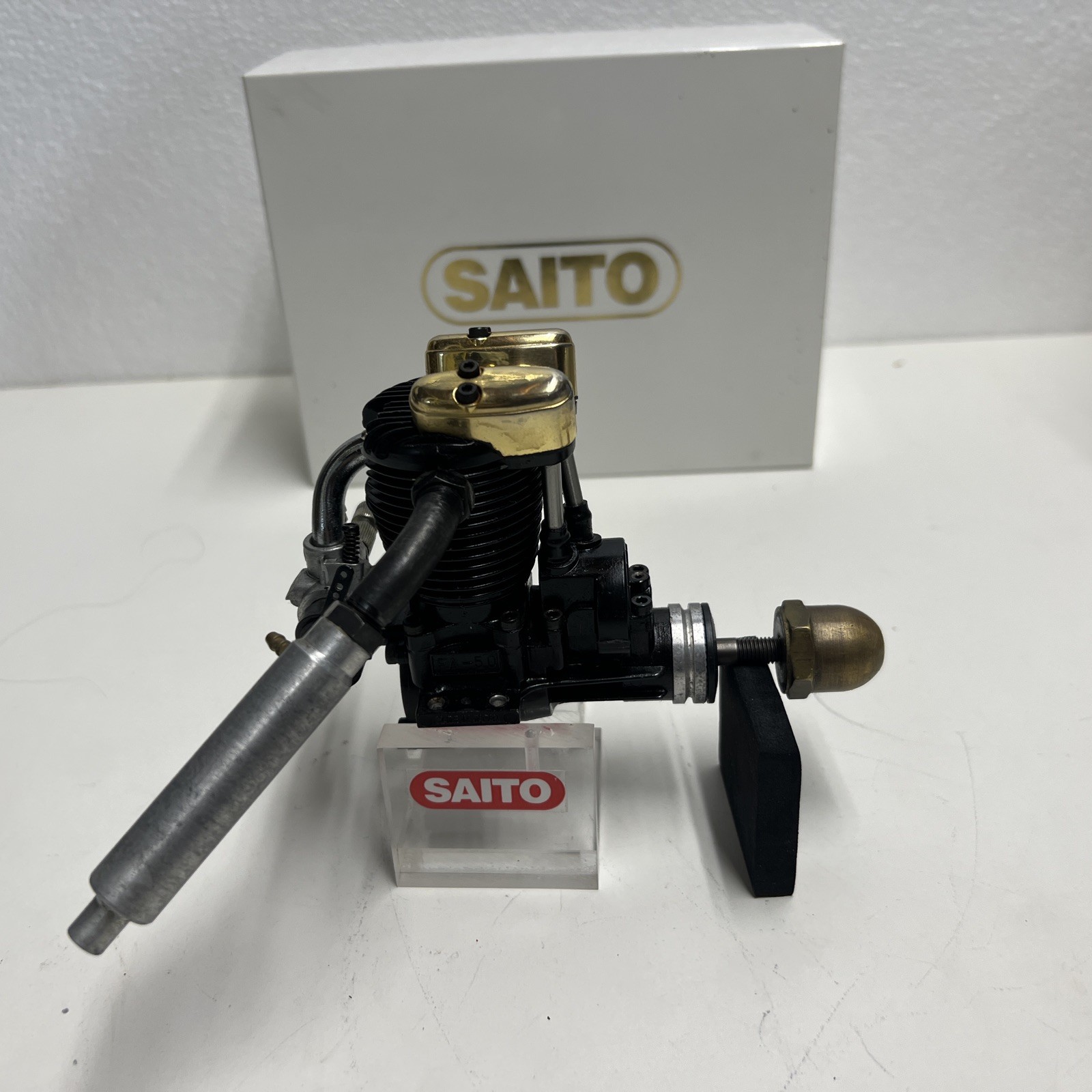 Rc Airplane Engine Saito Fa50 Golden Knight