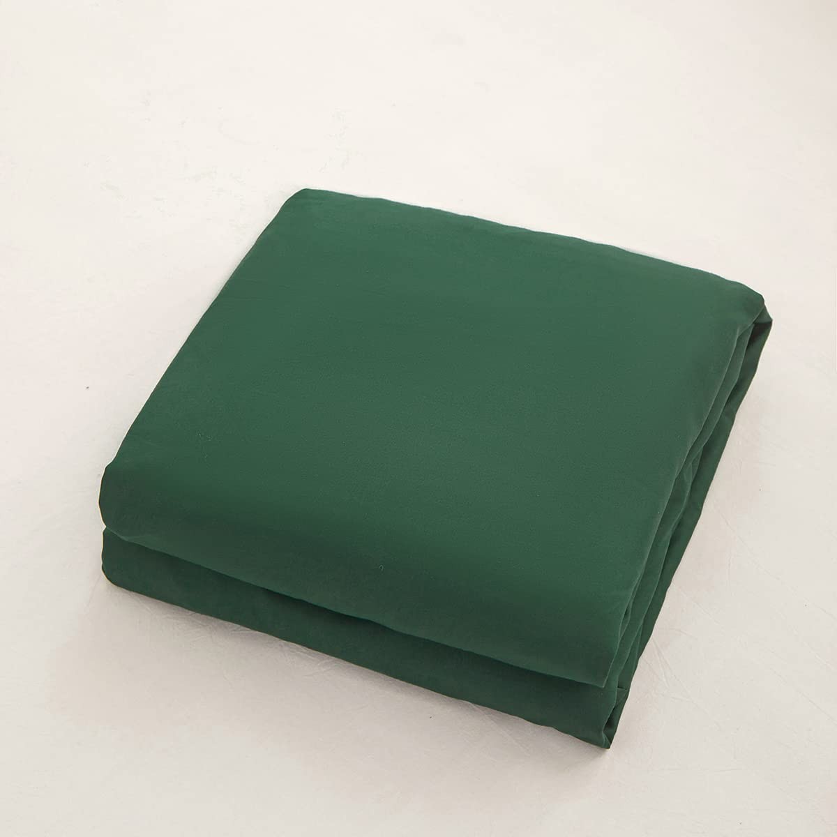 Twin Fitted Sheet Only Dark Green Deep Pocket Microfiber Soft Bedding 1 Piece