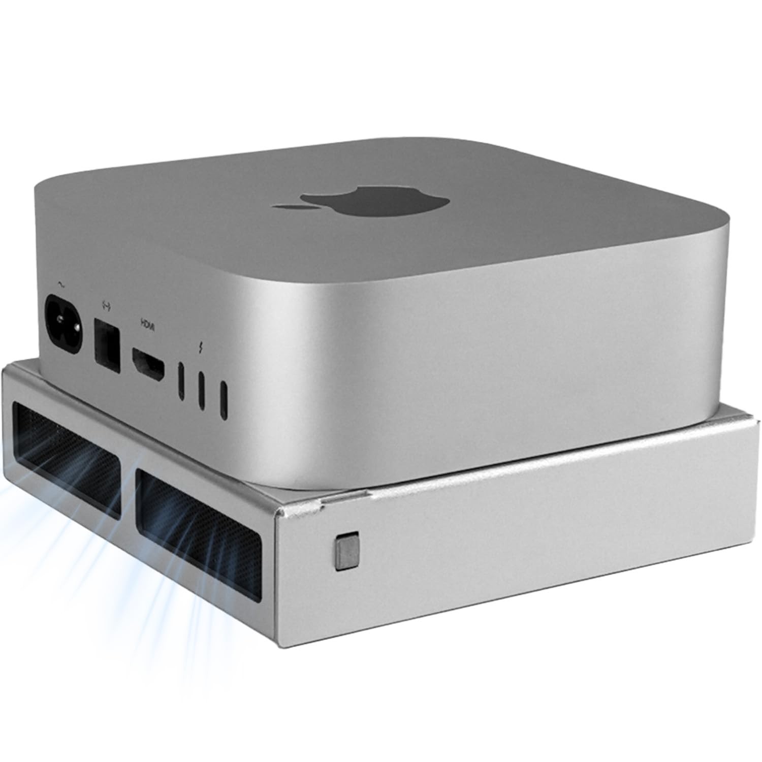 Aluminum Desktop Dust, Air Filter Stand for Mac mini M4/M4 Pro 2024 with Non-...