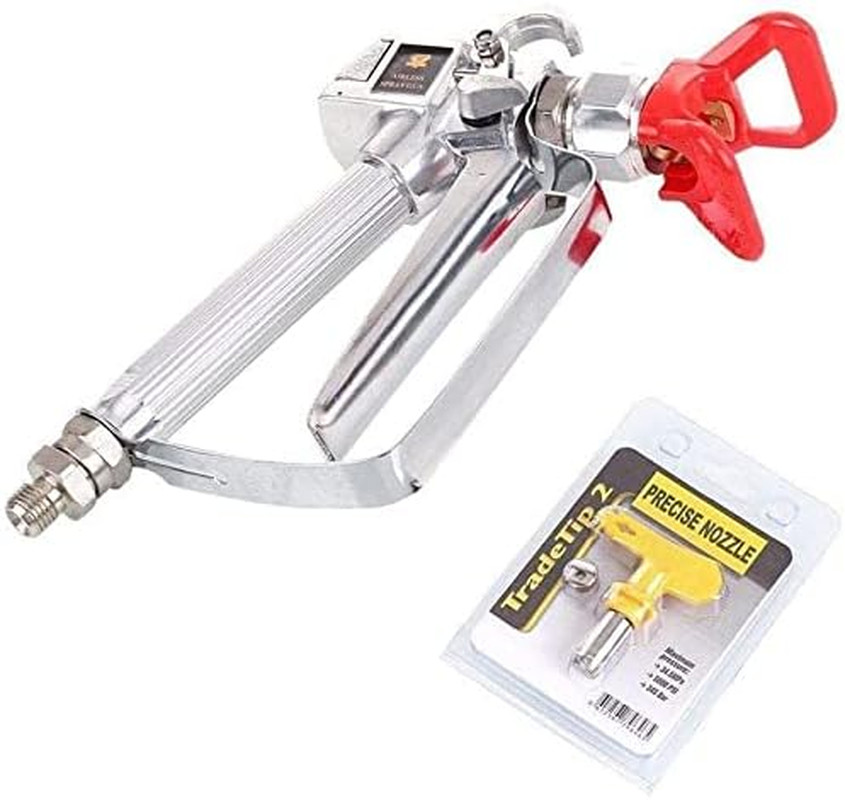 Airless Paint Spray Gun with 517 Tip Swivel Joint 3600PSI High Pressure Spray Gu