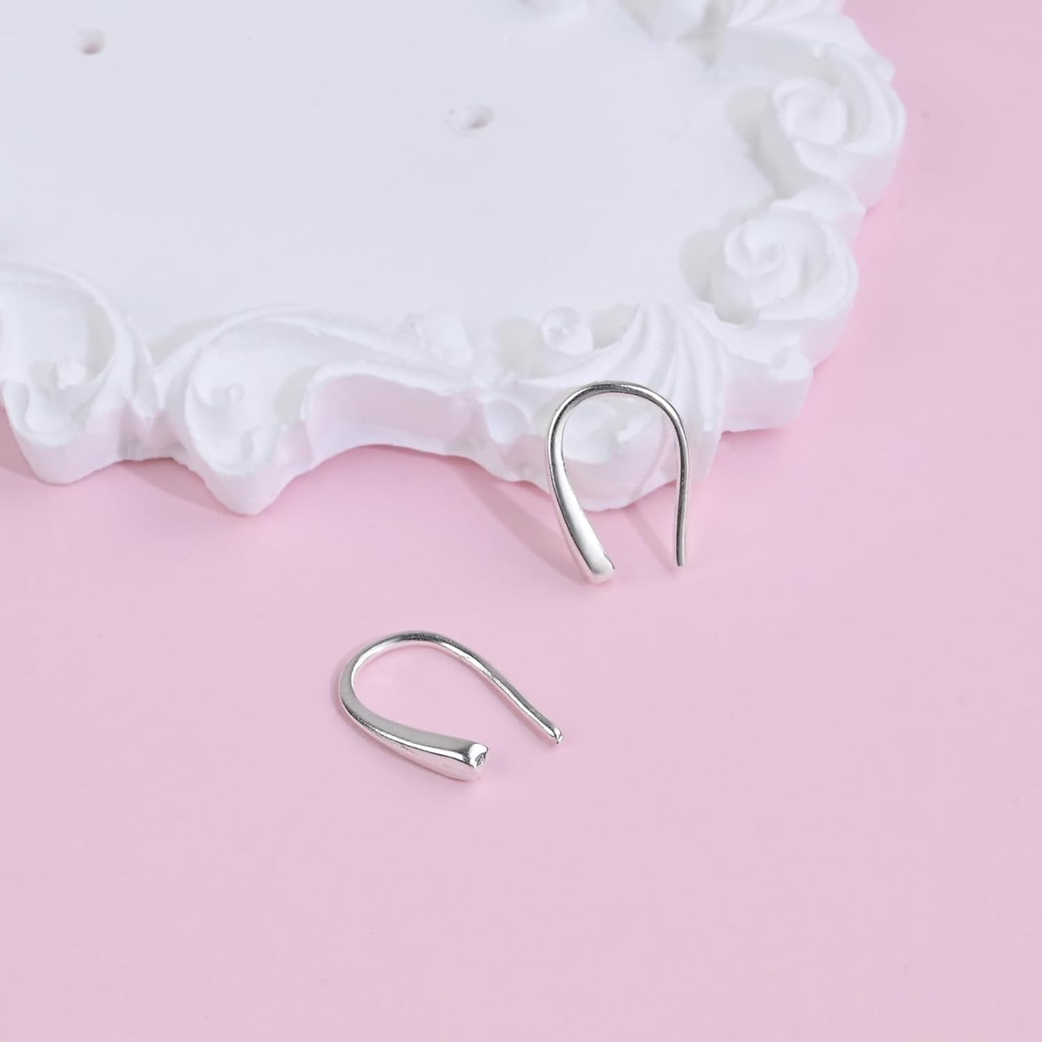 Tiny Pull through Earrings Small Threader Earrings S999 Sterling Silver Earrings