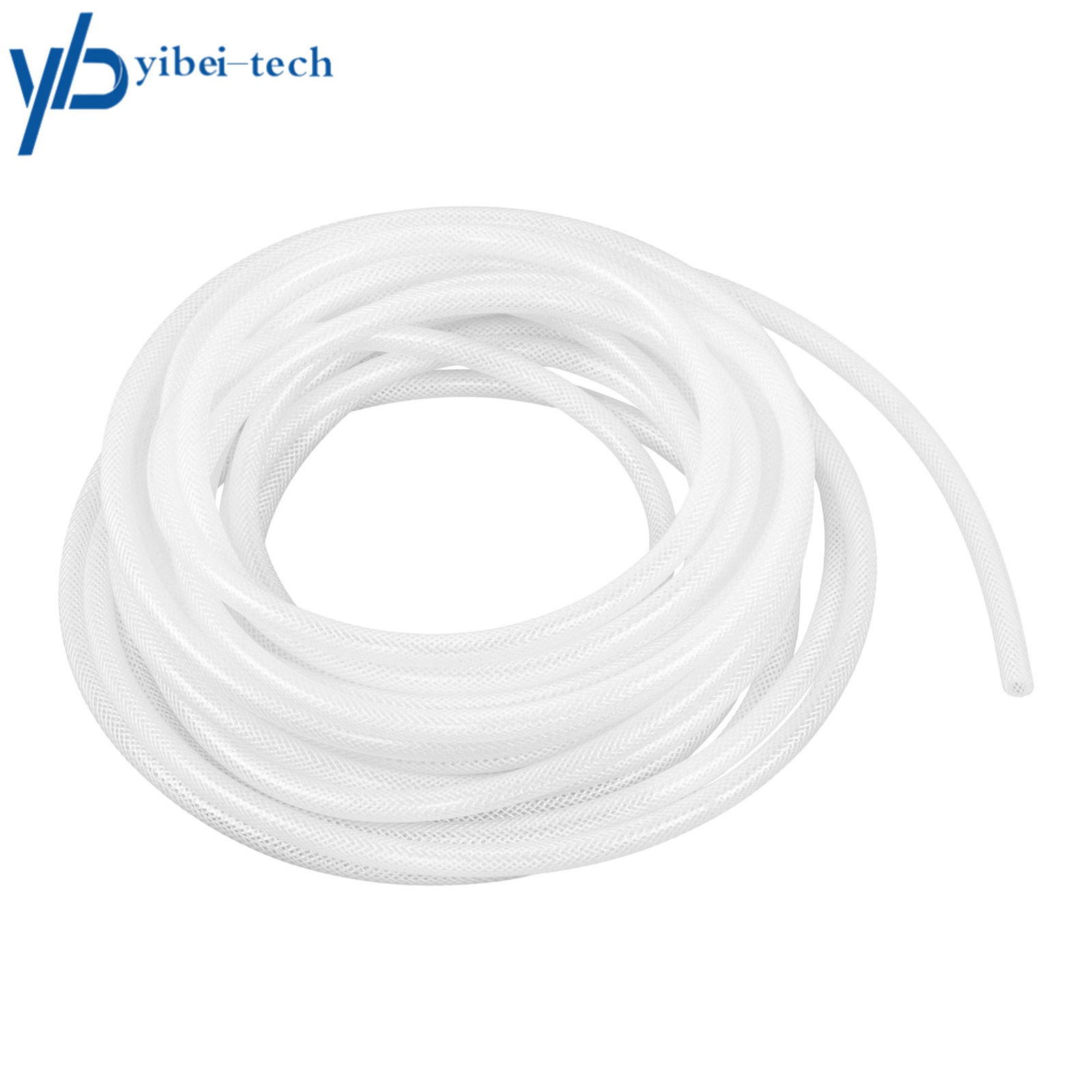 Braided Clear PVC Vinyl Tubing 1/4" ID 7/16" OD High Pressure Water Hose 50FT
