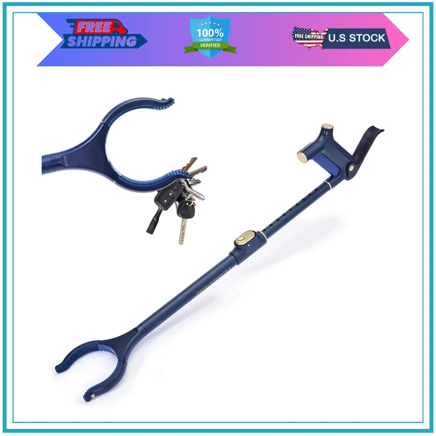 Sharper Image Deluxe Reacher Grabber Tool 7lb Lift Magnetic Tip Wrist Support