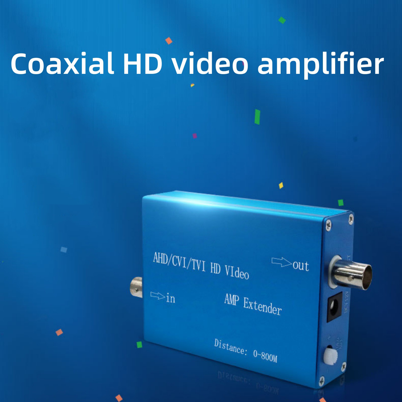 High Stability Coaxial Cable AHD/TVI/CVI/CVBS 1080P Video Amplifier Extender