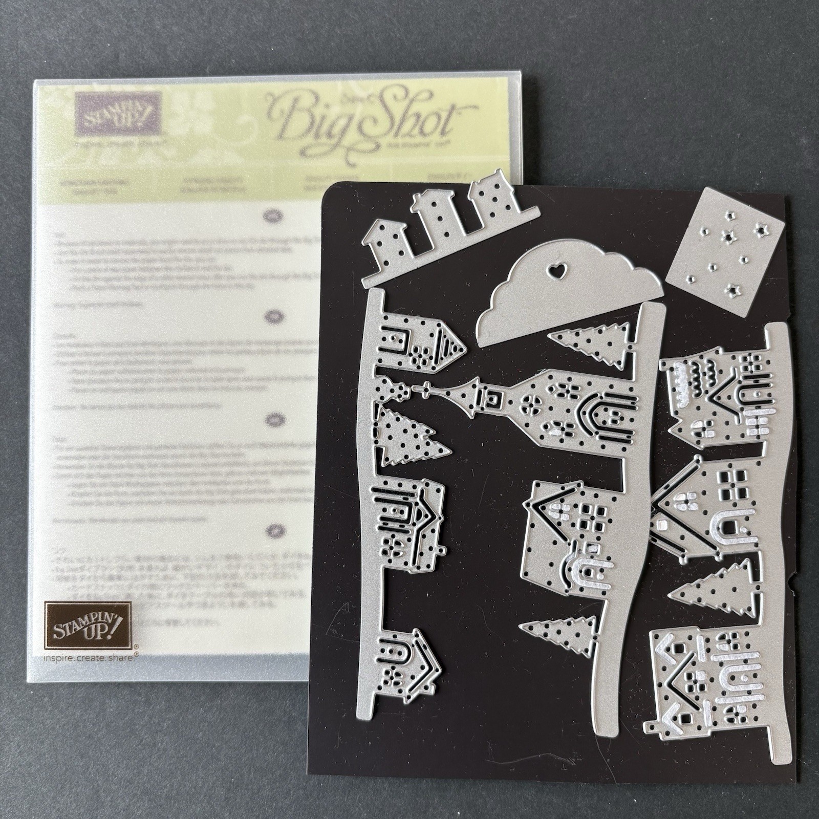 Stampin Up Hometown Greetings 144671 Thinlits Metal Cutting Dies Die Set Only