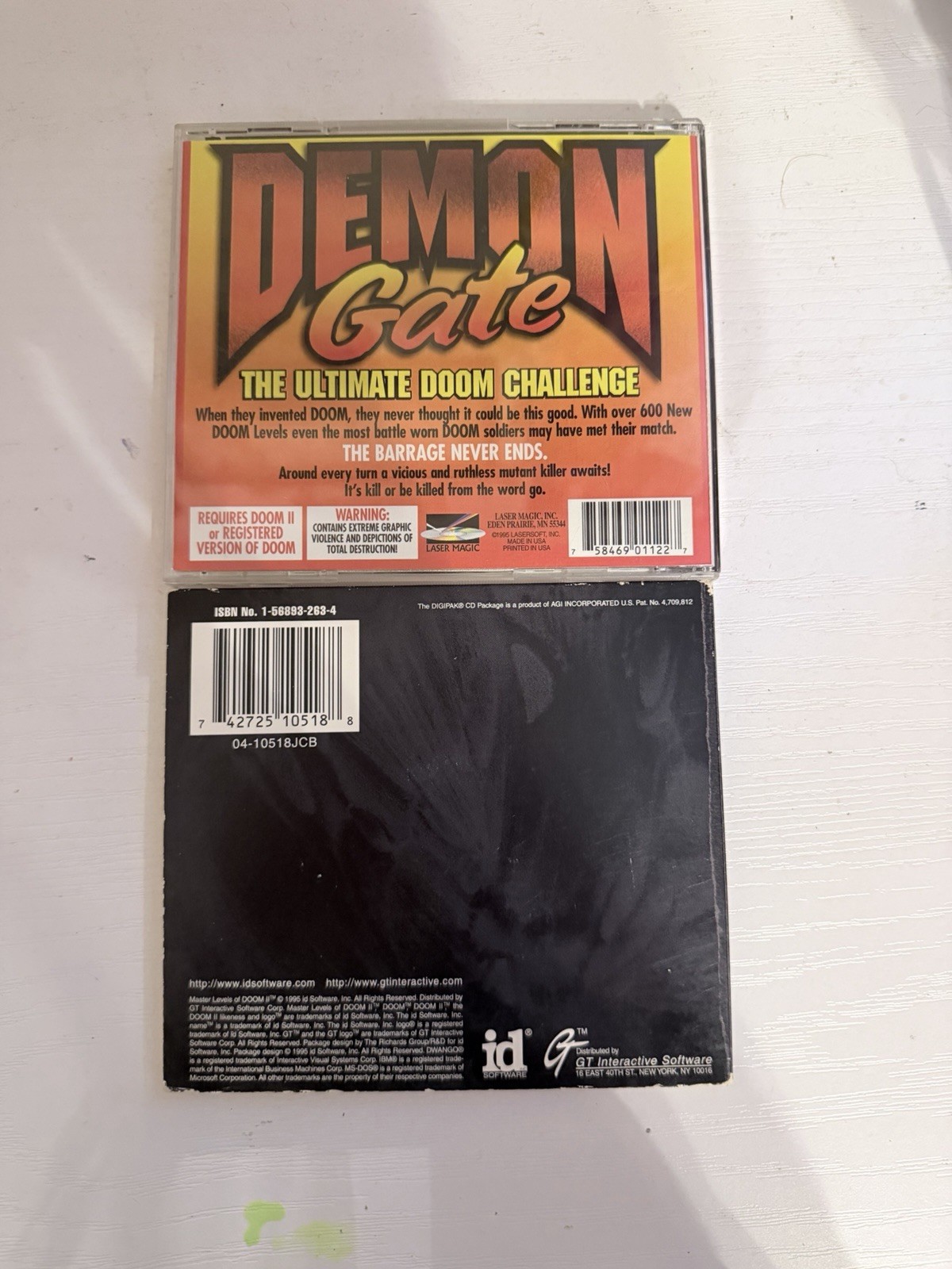 Master Levels For Doom II & Laser Magic Demon Gate Bundle CD-Rom