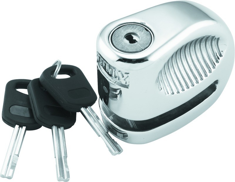 Bikemaster Bully Lock Disc Chrome 5.5mm with Pouch 132223