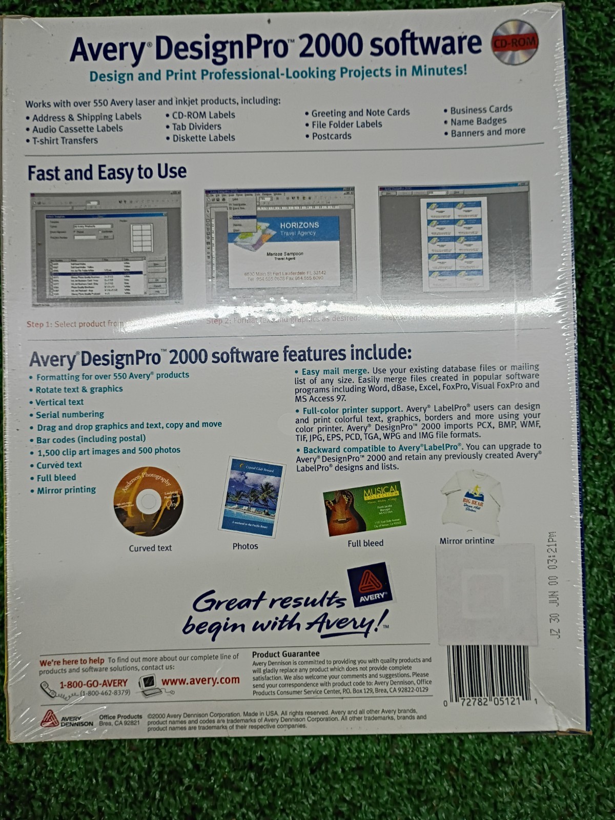 Avery Software Design Pro 2000 CD-ROM **BRAND NEW** *FACTORY SEALED* PC WINDOWS