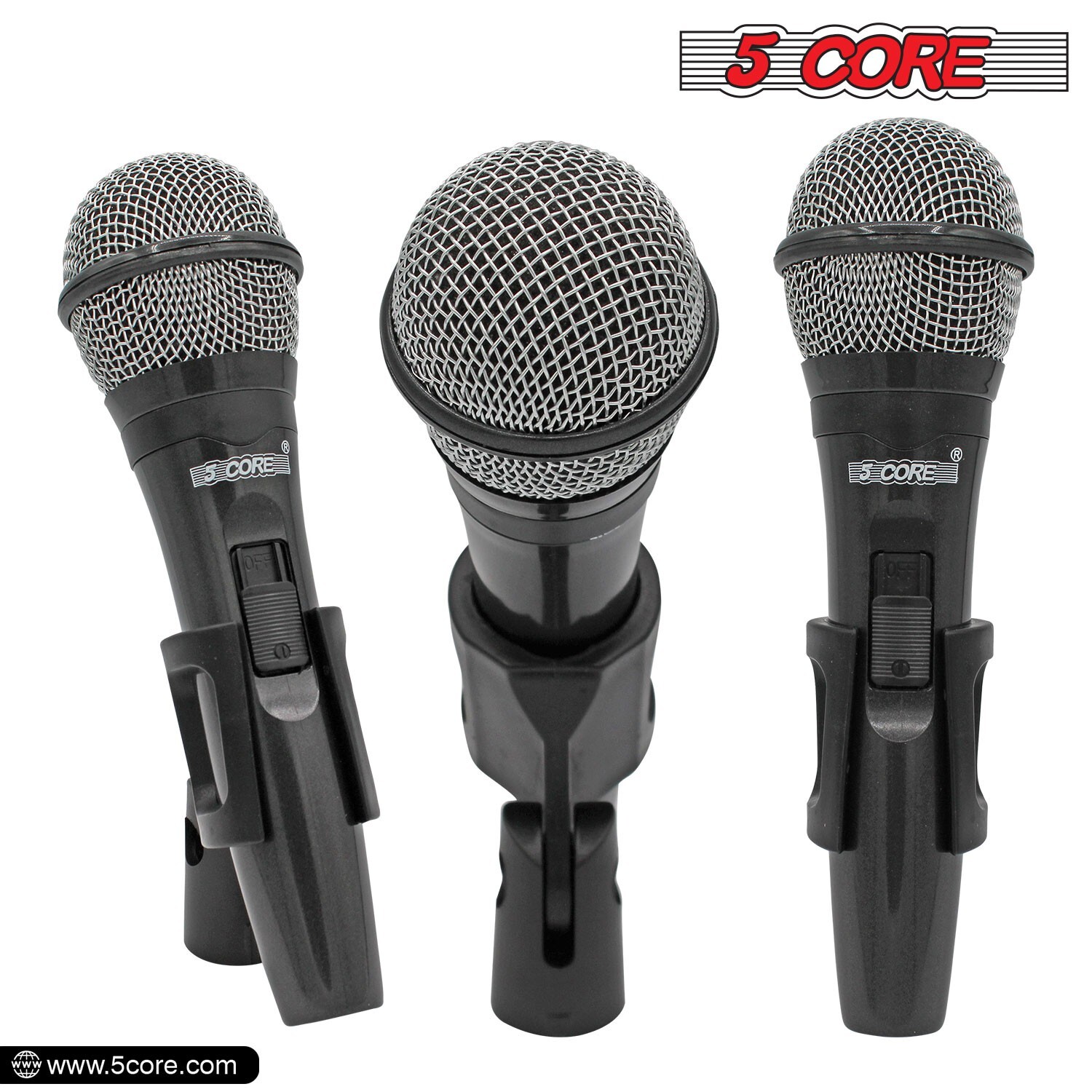 5Core Premium Vocal Dynamic Cardioid Handheld Microphone Unidirectional Mic