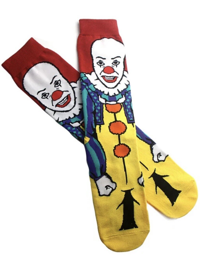 Pennywise “IT” Movie Socks (One Size 7-10 ADULT UNISEX)