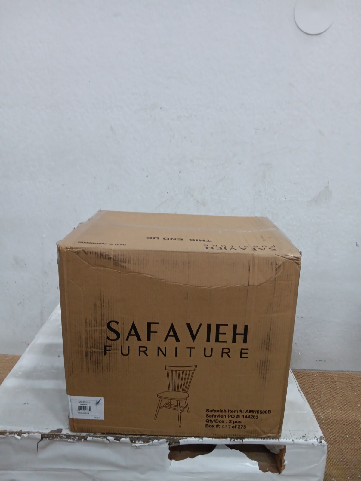 Safavieh PARKER SPINDEL SIDE CHAIR, Reduced Price 2172729101 AMH8500B