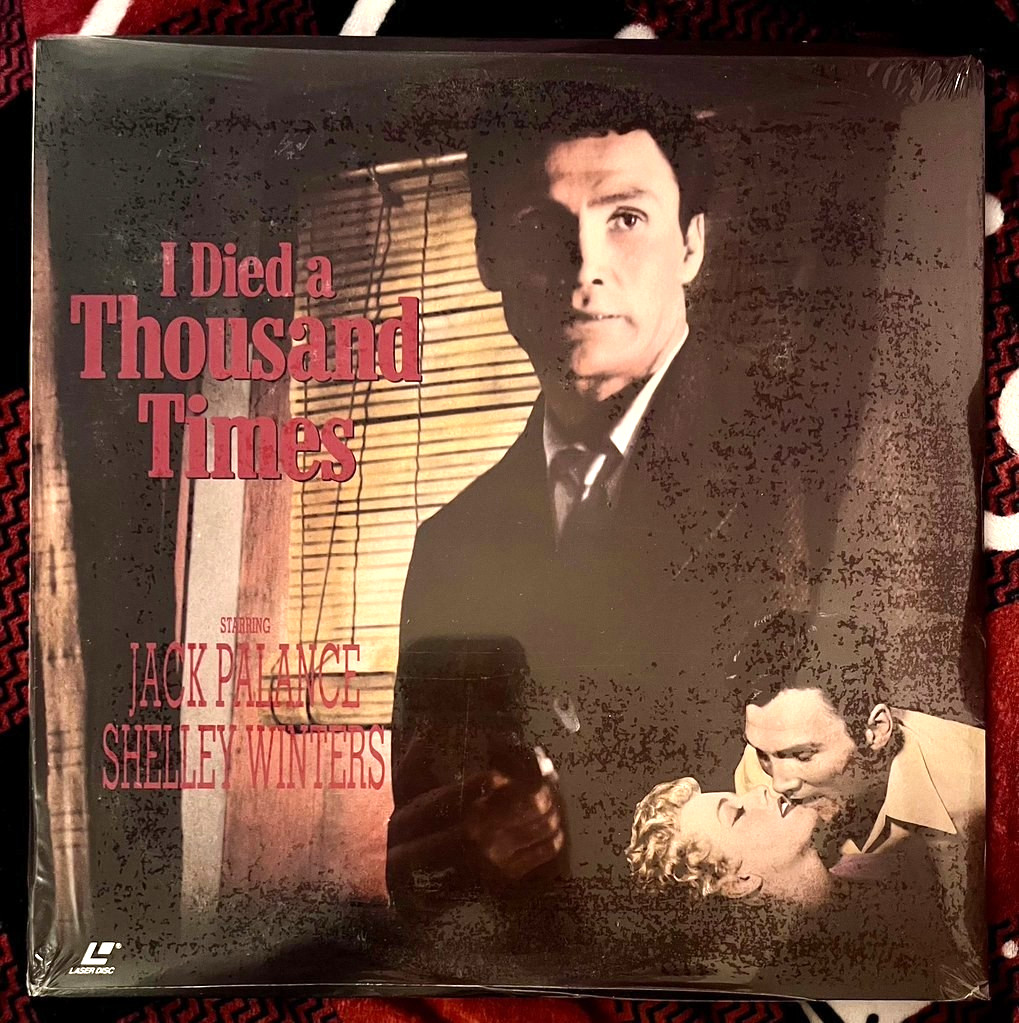 Sealed I Died a Thousand Times 1955 Laserdisc Jack Palance Shelley Winters