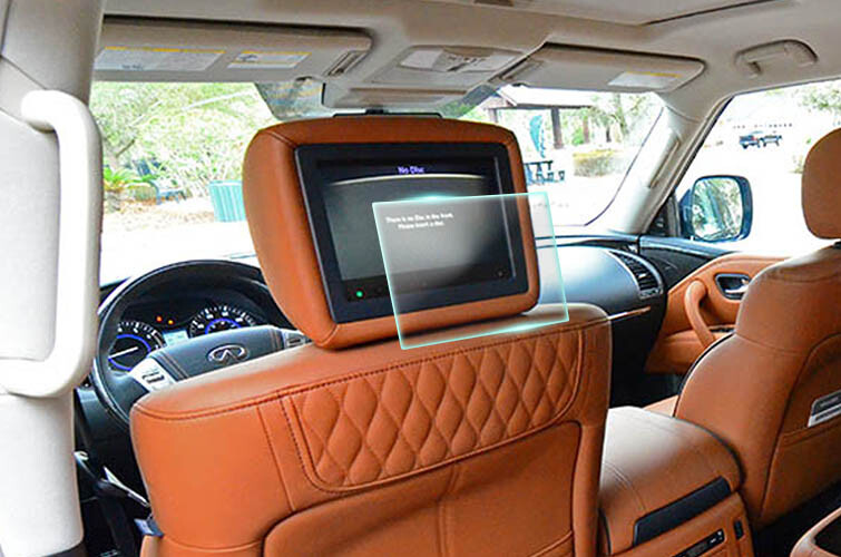 Crystal Clear Screen Protector for 2017 Infiniti QX80 Headrest Monitor