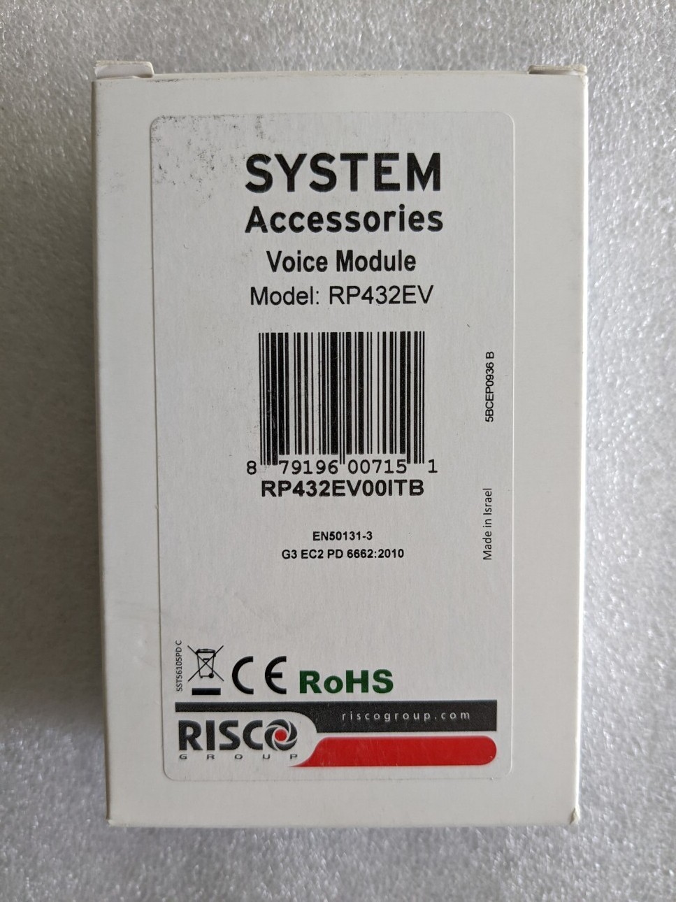 Risco LightSYS 2 Plus ProSYS Plus Interactive Voice Module P432EV RP432EV00ITB