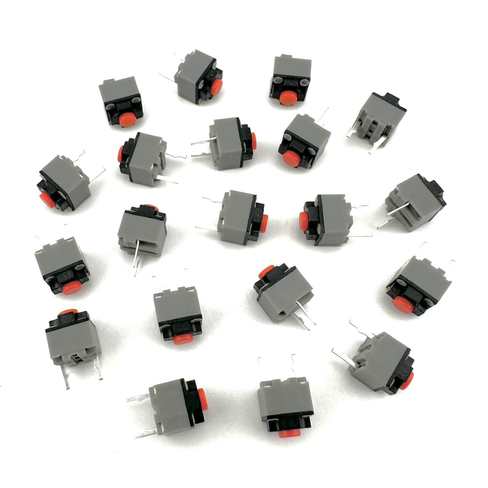 Kailh Silent 6*6*7.3 Square Tactile Mute Mouse Micro Switch 20 Pieces