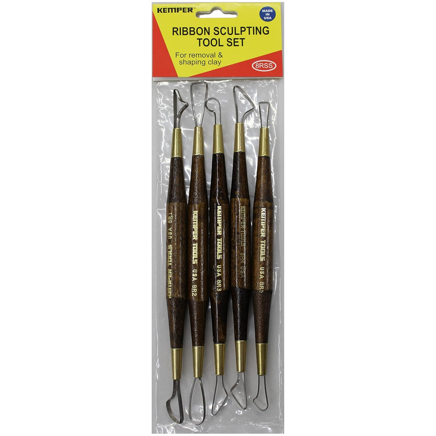 Ribbon Tools Sculpting Sets 8R1, 8R2, 8R3, 8R4, 8R5 Set of 5 8 In.