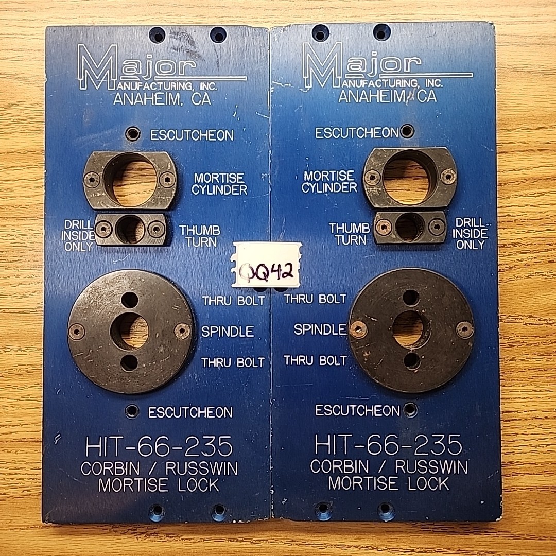 Major Mfg HIT-66-235 Template Corbin/Russwin Mortise Lock