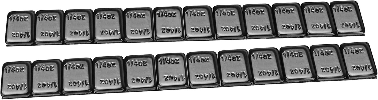 Wheel Weights Black 1/4Oz 24 Oz/Box, 96Pcs, with Strong Black Adhesive. 0.25 Oun