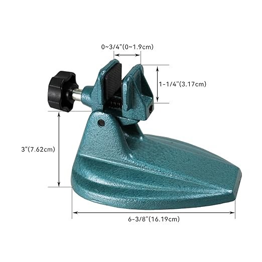 Precision Micrometer Holder Stand Base Cast Iron for 0-4" Micrometers