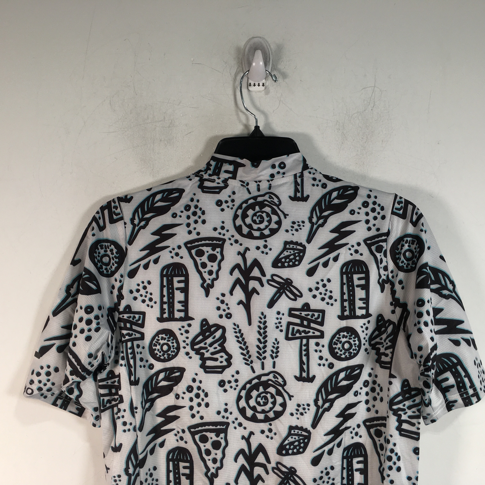 Pactimo SAL Team Short Sleeve Jersey, Size M - White/Black/Blue