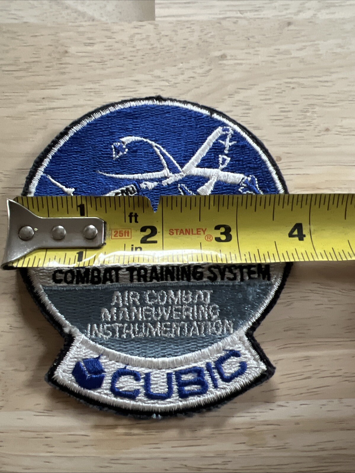 MILITARY PATCH TACTICAL AIRCREW COMBAT TRAINING SYSTEM AIR MANUEVERING CUBIC