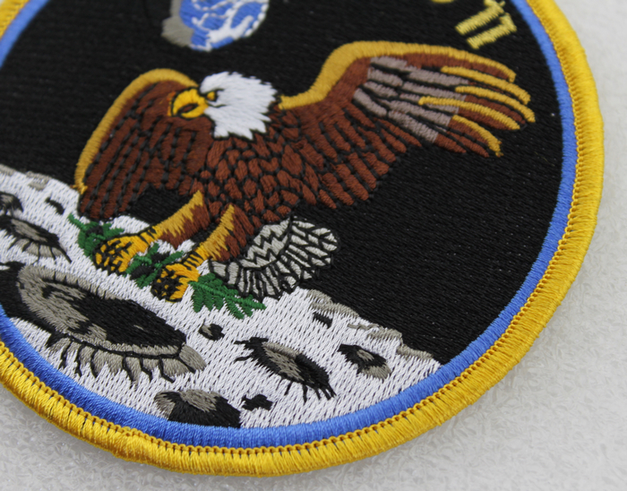 US APOLLO 11 PATCH NASA CLOTH PATCH-REPLICA