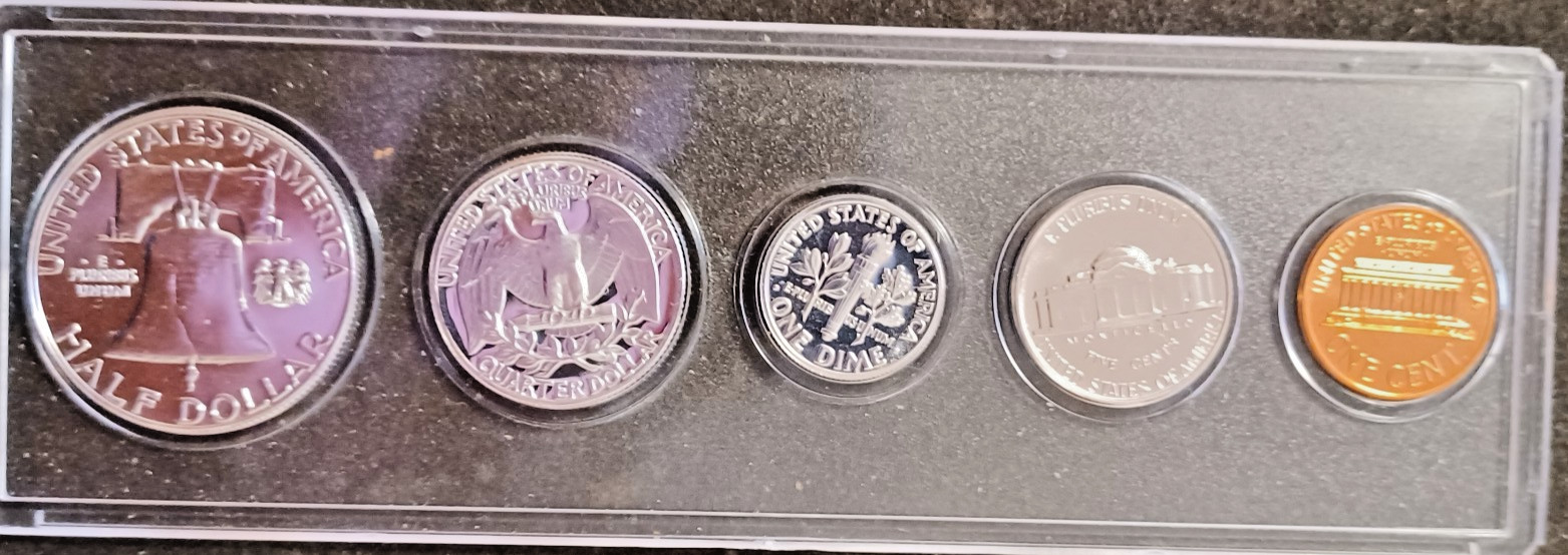 1963 United States Silver Proof Set in Hard Plastic Holder