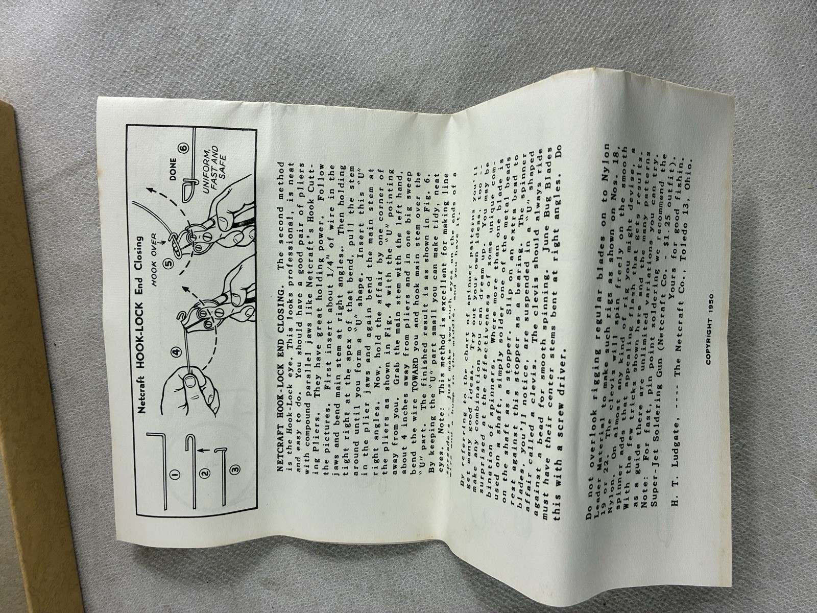 Netcraft Spinner Making Kit Circa 1950