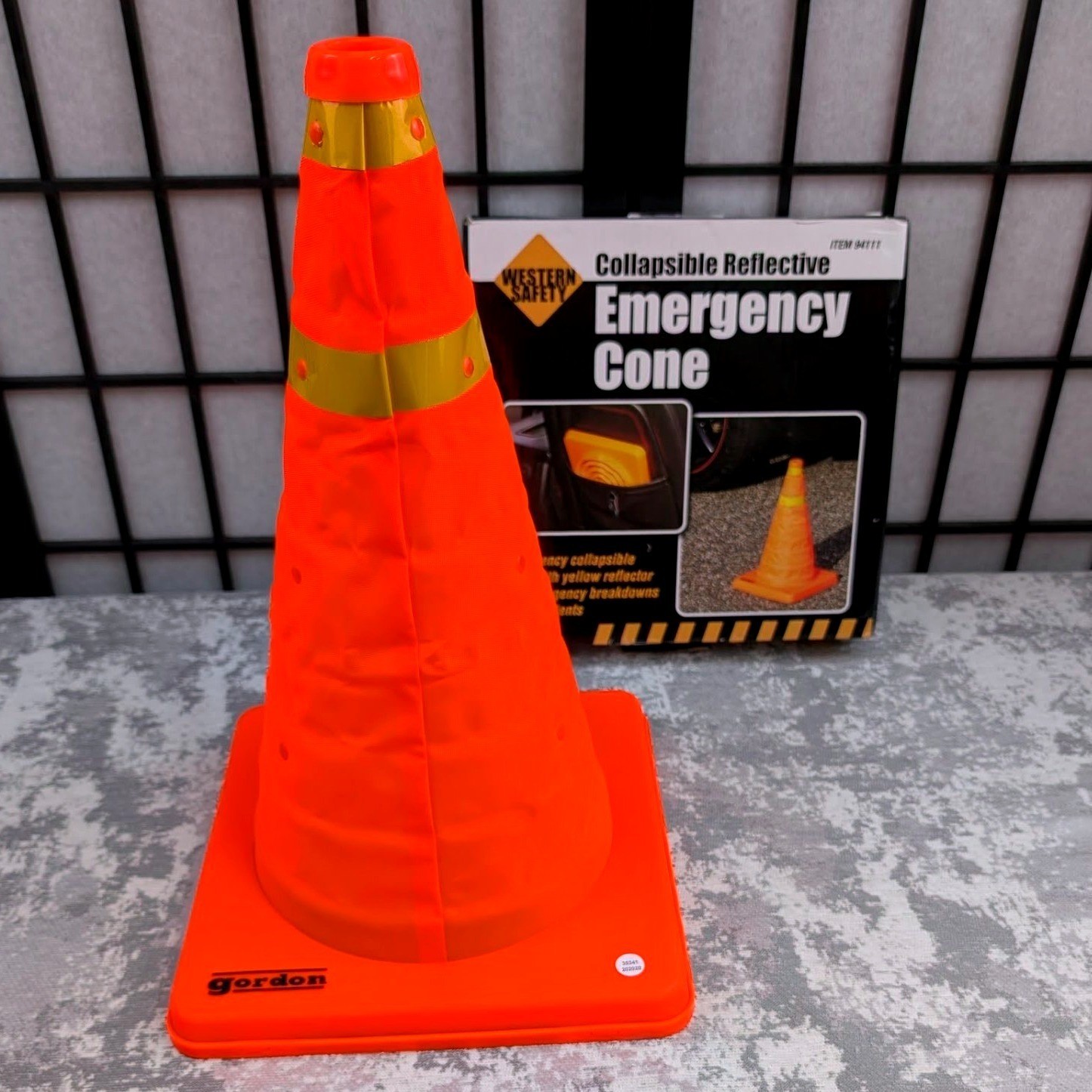 Western Safety Collapsible Reflective Emergency Cone Reflector ITEM 94111 NOB
