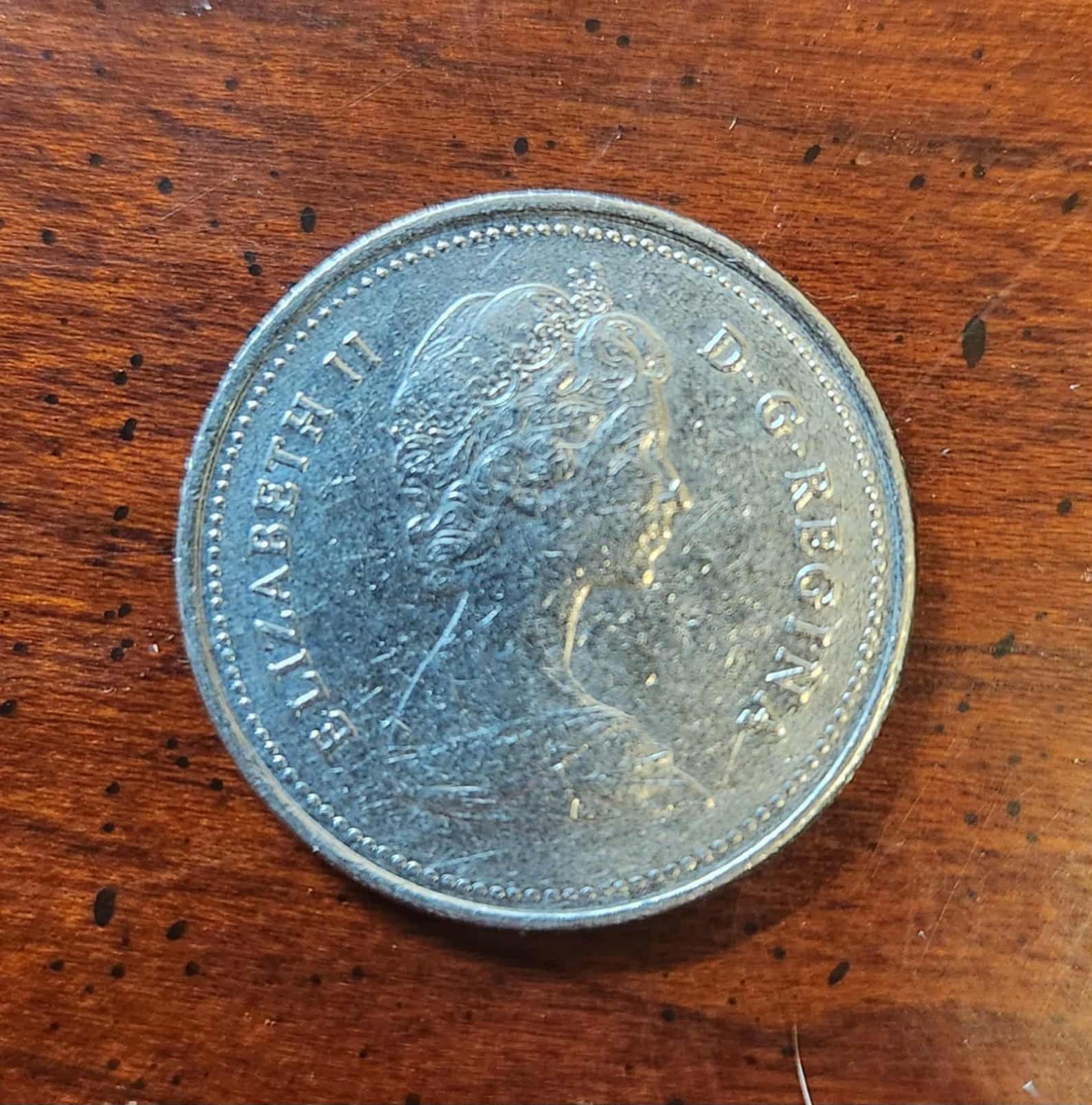 Canada 25 Cents Coin 1982 Queen Elizabeth II