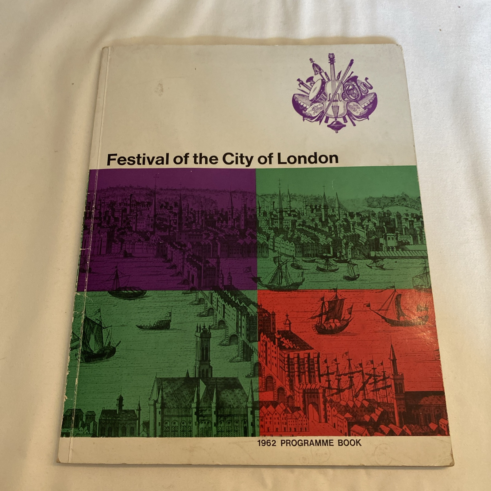 Rare Antique Festival Of City Of London 1962 Programme Book