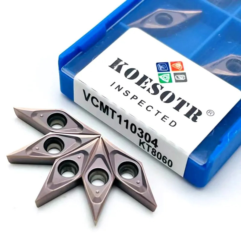 Carbide Turning Inserts VCMT110304 VCMT110302 VCMT110301 CNC ML Metal Turning