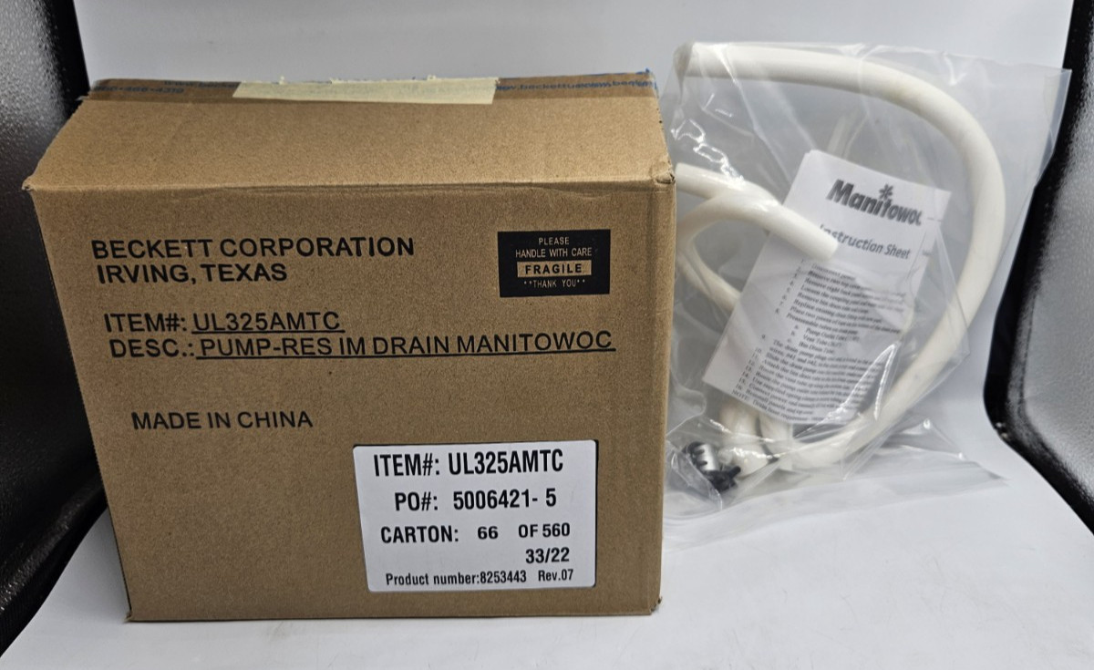 Manitowoc K-00376 & K00516 Ice Machine Drain Pump for SM50 - NEW
