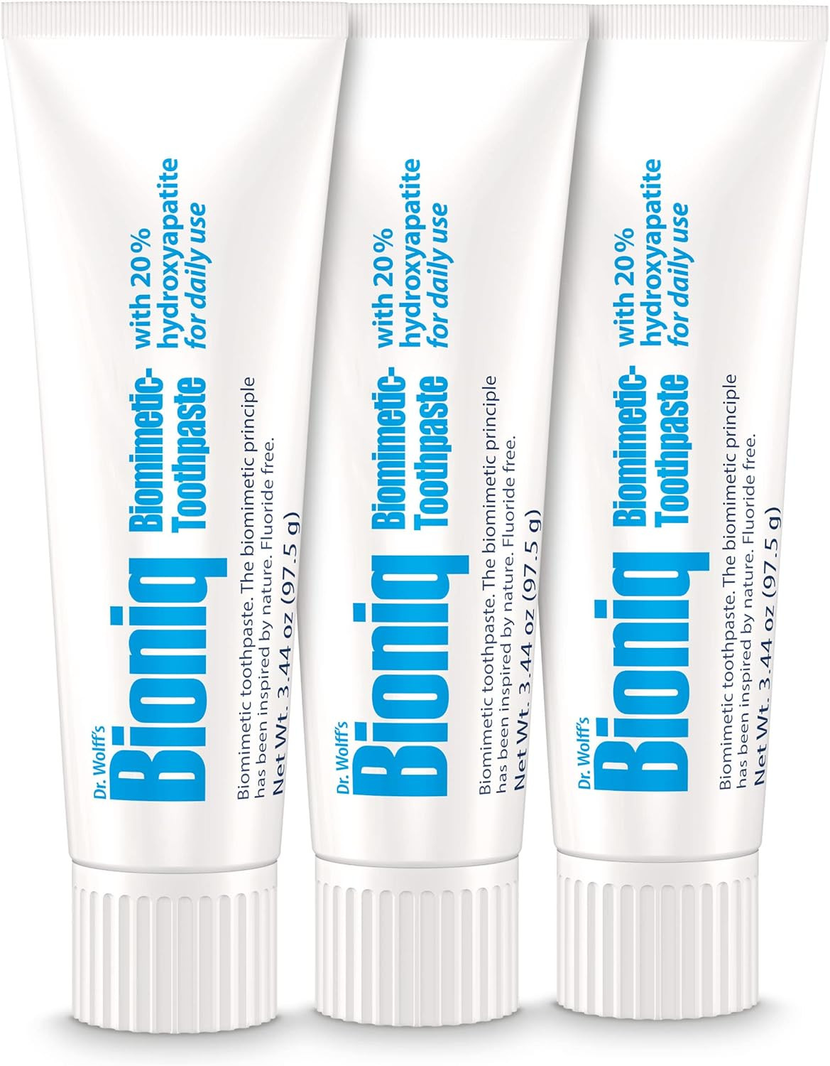 Bioniq Classic Fluoride Free Toothpaste with 20% Hydroxyapatite,Clinically Teste