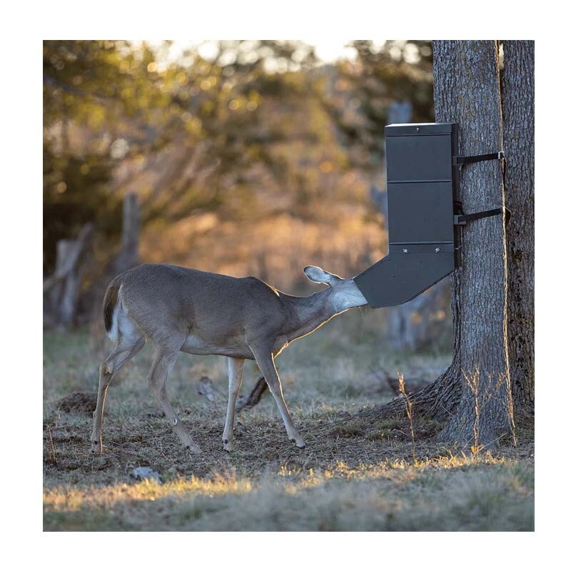 All Seasons EZ Tree Feeder Feeds Protein, Corn, Rice Bran & More - 85lb corn cap