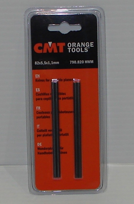 CMT 790.820 Solid Carbide Knives for Portable Hand Planer - 2-Pack