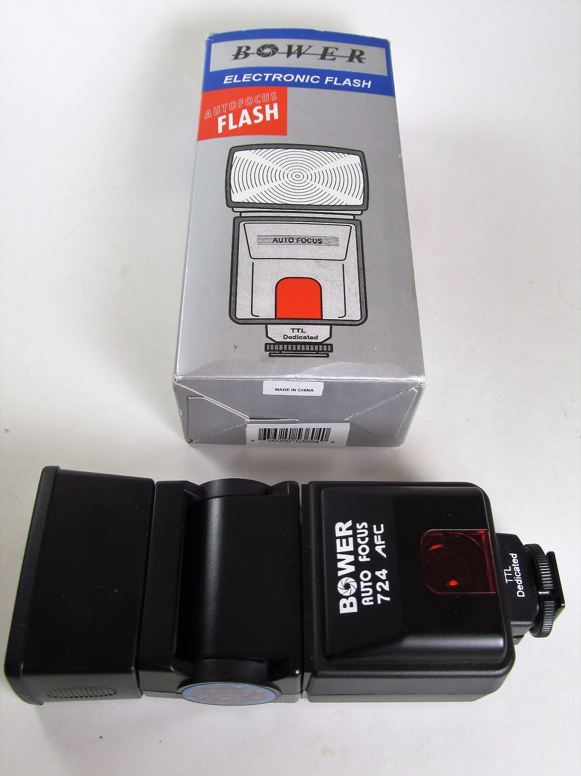 Bower  724AF Shoe Mount Electronic Flash for  Canon In Box TTL Dedicated