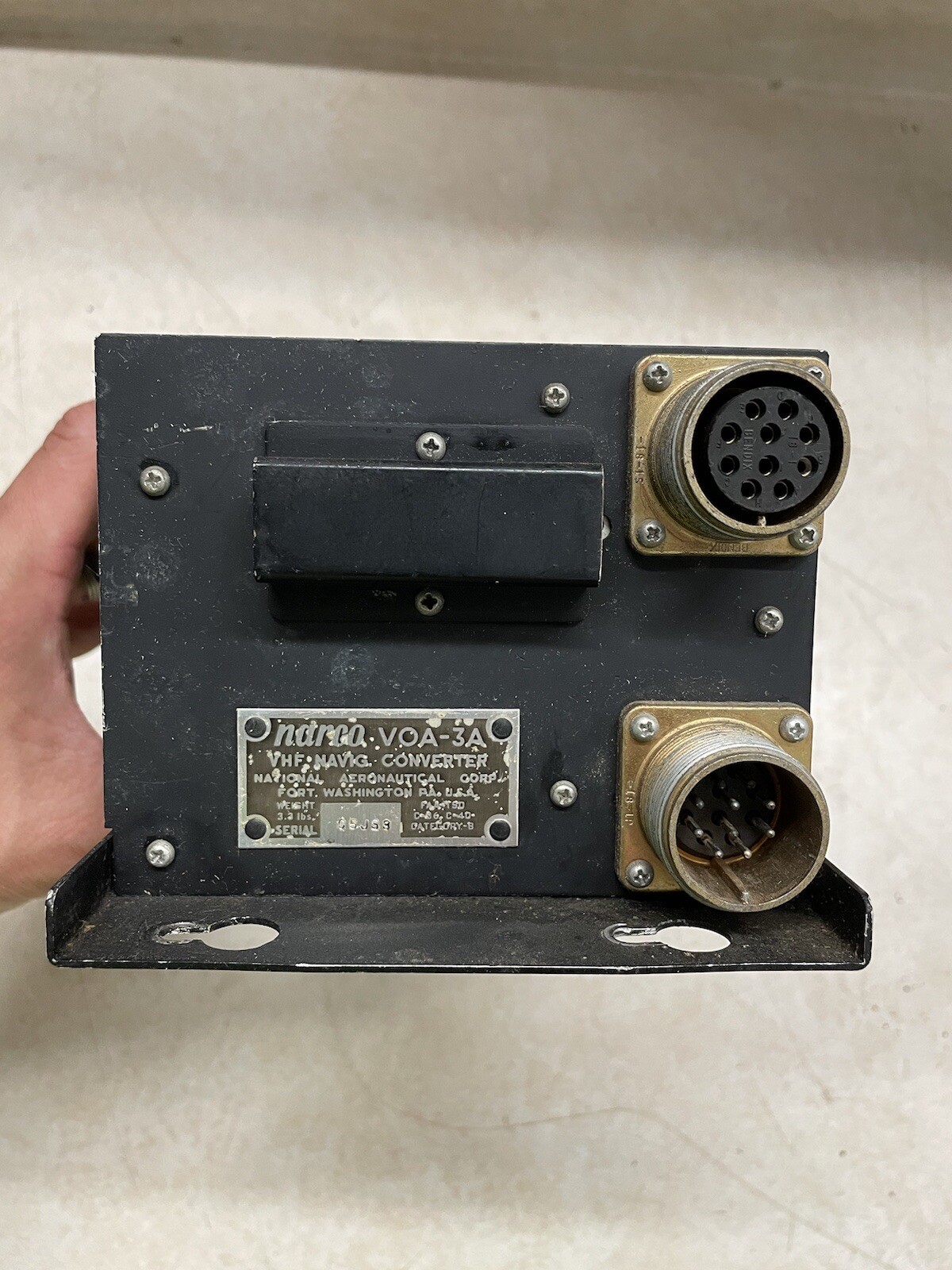 Narco VOA-3A VHF Navigation Converter National Aeronautical Corp UNTESTED AS-IS