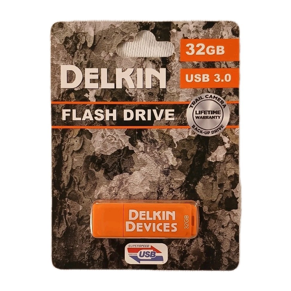 Flash Drive 32GB USB 3.0 Delkin Thumb Drive FREE SHIPPING
