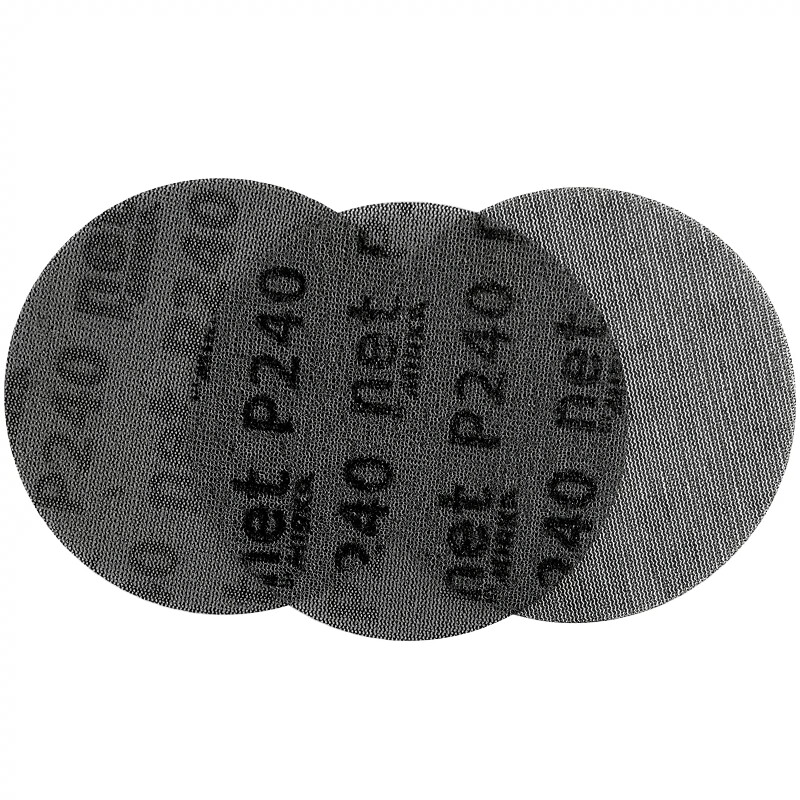 5" 125mm Mesh Dust Free Sanding Discs Dry Sandpaper Polishing Pad 80-800 Grit