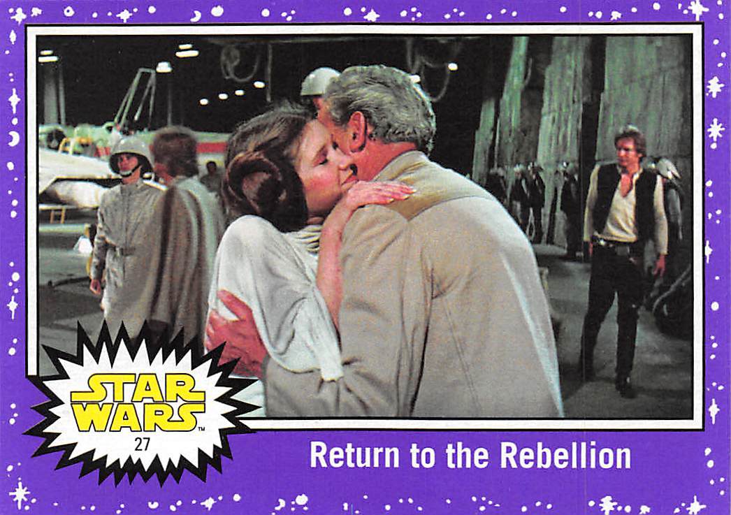 2017 Topps Star Wars Journey To The Last Jedi Purple #27 Return To The Rebellion